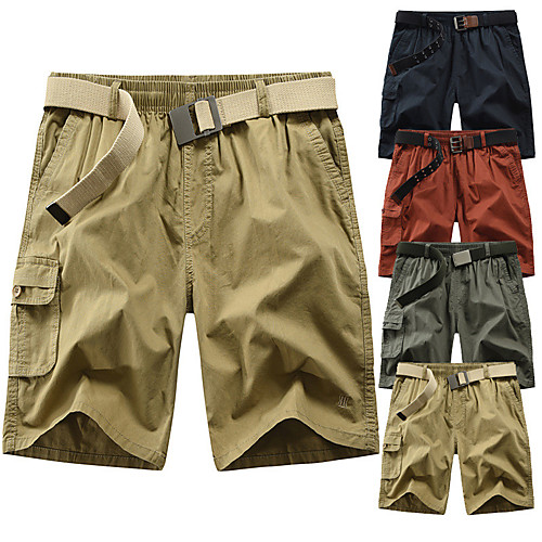Men's Sporty Casual / Sporty Streetwear Quick Dry Breathable Soft Daily Sports Shorts Tactical Cargo Pants Solid Color Short Drawstring Elastic Waist ArmyGreen Black Red Khaki
Men's Sporty Casual / Sporty Streetwear Quick Dry Breathable Soft Daily Sports Shorts Tactical Cargo Pants Solid Color Short Drawstring Elastic Waist ArmyGreen Black Red Khaki