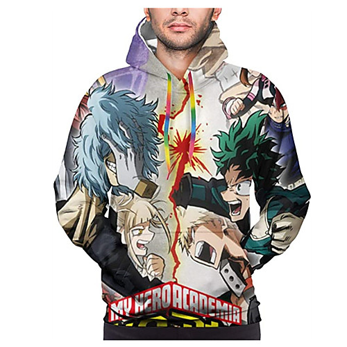 Inspired by My Hero Academia / Boku No Hero Midoriya Izuku Cosplay Costume Hoodie Terylene 3D Printing Harajuku Graphic Hoodie For Women's / Men's
Inspired by My Hero Academia / Boku No Hero Midoriya Izuku Cosplay Costume Hoodie Terylene 3D Printing Harajuku Graphic Hoodie For Women's / Men's