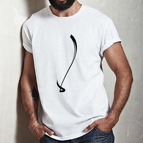 Men's Unisex Tee T shirt Hot Stamping Graphic Prints Plus Size Print Short Sleeve Casual Tops Cotton Basic Fashion Designer Big and Tall White
Men's Unisex Tee T shirt Hot Stamping Graphic Prints Plus Size Print Short Sleeve Casual Tops Cotton Basic Fashion Designer Big and Tall White