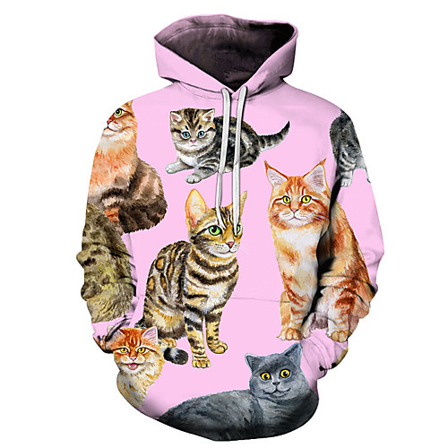 Men's Unisex Plus Size Pullover Hoodie Sweatshirt Cat Graphic Prints Print Hooded Casual Daily Holiday 3D Print Basic Designer Hoodies Sweatshirts Long Sleeve Yellow Blushing Pink Beige
Men's Unisex Plus Size Pullover Hoodie Sweatshirt Cat Graphic Prints Print Hooded Casual Daily Holiday 3D Print Basic Designer Hoodies Sweatshirts Long Sleeve Yellow Blushing Pink Beige