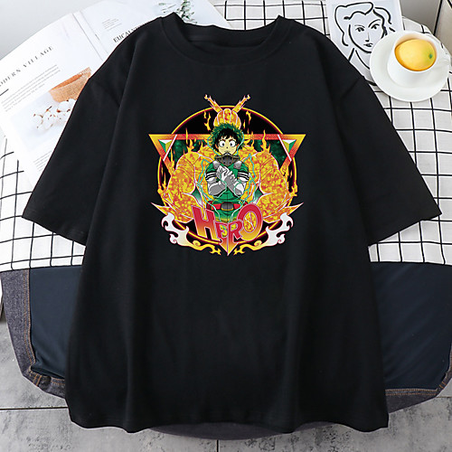 Inspired by My Hero Academia / Boku No Hero Cosplay Cosplay Costume T-shirt Polyester / Cotton Blend Print Harajuku Graphic Kawaii T-shirt For Women's / Men's
Inspired by My Hero Academia / Boku No Hero Cosplay Cosplay Costume T-shirt Polyester / Cotton Blend Print Harajuku Graphic Kawaii T-shirt For Women's / Men's
