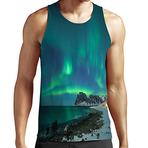 Men's Unisex Tank Top Undershirt 3D Print Scenery Graphic Prints Plus Size Print Sleeveless Casual Tops Basic Fashion Designer Breathable Green
Men's Unisex Tank Top Undershirt 3D Print Scenery Graphic Prints Plus Size Print Sleeveless Casual Tops Basic Fashion Designer Breathable Green