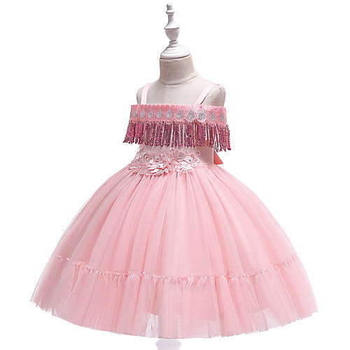 Princess Dress Party Costume Flower Girl Dress Girls' Movie Cosplay Wedding New Year's Blue Pink Dress Christmas Halloween Children's Day Polyester / Cotton
Princess Dress Party Costume Flower Girl Dress Girls' Movie Cosplay Wedding New Year's Blue Pink Dress Christmas Halloween Children's Day Polyester / Cotton