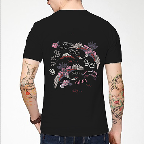 Men's Unisex Tee T shirt 3D Print Graphic Prints Vintage Animal Plus Size Print Short Sleeve Casual Tops Basic Designer Chinoiserie Big and Tall Black Orange
Men's Unisex Tee T shirt 3D Print Graphic Prints Vintage Animal Plus Size Print Short Sleeve Casual Tops Basic Designer Chinoiserie Big and Tall Black Orange