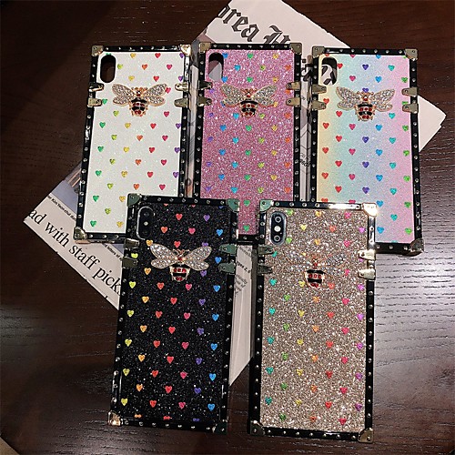 Luxury Glitter Love Bee Phone Case For Apple Back Cover iPhone 12 Pro Max 11 SE 2020 X XR XS Max 8 7 Shockproof Dustproof Bling Square Back Cover
Luxury Glitter Love Bee Phone Case For Apple Back Cover iPhone 12 Pro Max 11 SE 2020 X XR XS Max 8 7 Shockproof Dustproof Bling Square Back Cover