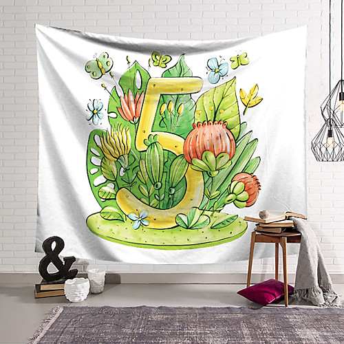 Number Flower Wall Tapestry Art Decor Blanket Curtain Hanging Home Bedroom Living Room Decoration Polyester
Number Flower Wall Tapestry Art Decor Blanket Curtain Hanging Home Bedroom Living Room Decoration Polyester