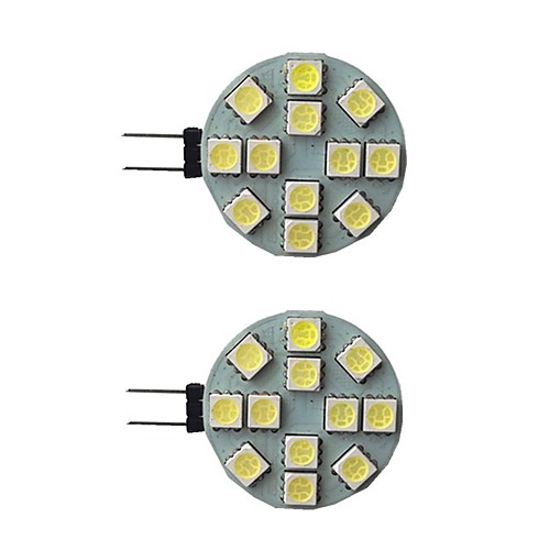 LED Bi-pin Lights 2pcs 2 W 200 lm G4 6 LED Beads SMD 5730 Warm White Natural White White 9-30 V
LED Bi-pin Lights 2pcs 2 W 200 lm G4 6 LED Beads SMD 5730 Warm White Natural White White 9-30 V