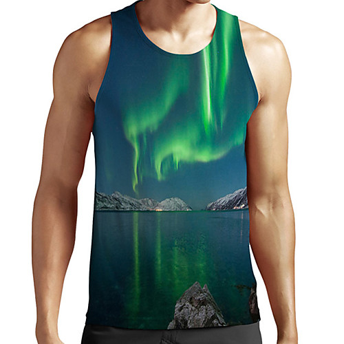 Men's Unisex Tank Top Undershirt 3D Print Scenery Graphic Prints Plus Size Print Sleeveless Casual Tops Basic Fashion Designer Breathable Green
Men's Unisex Tank Top Undershirt 3D Print Scenery Graphic Prints Plus Size Print Sleeveless Casual Tops Basic Fashion Designer Breathable Green