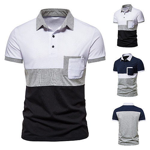 Men's Golf Shirt Tennis Shirt non-printing Solid Color Patchwork Short Sleeve Casual Tops Simple Lightweight Comfortable White Navy Blue
Men's Golf Shirt Tennis Shirt non-printing Solid Color Patchwork Short Sleeve Casual Tops Simple Lightweight Comfortable White Navy Blue