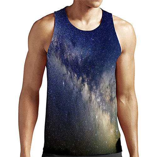 Men's Unisex Tank Top Undershirt 3D Print Galaxy Graphic Prints Plus Size Print Sleeveless Casual Tops Basic Designer Big and Tall Blue
Men's Unisex Tank Top Undershirt 3D Print Galaxy Graphic Prints Plus Size Print Sleeveless Casual Tops Basic Designer Big and Tall Blue
