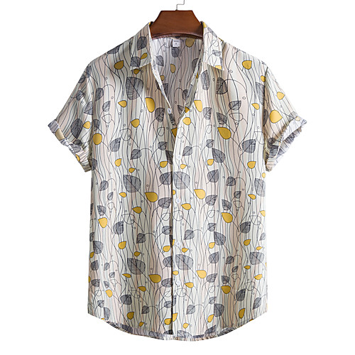 Men's Shirt Other Prints Color Block Plus Size Print Short Sleeve Going out Tops Tropical Beach Rainbow
Men's Shirt Other Prints Color Block Plus Size Print Short Sleeve Going out Tops Tropical Beach Rainbow