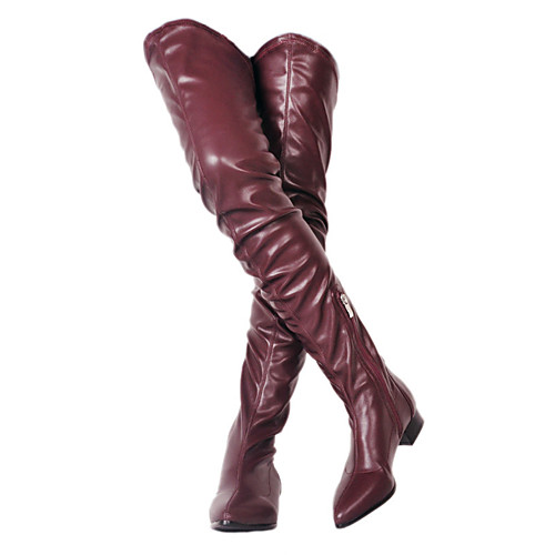 Women's Boots Flat Heel Pointed Toe Over The Knee Boots Thigh High Boots PU Solid Colored Camel Dark Brown
Women's Boots Flat Heel Pointed Toe Over The Knee Boots Thigh High Boots PU Solid Colored Camel Dark Brown