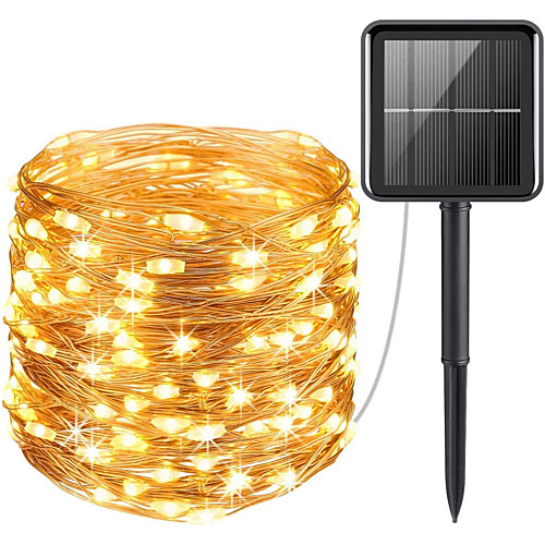 Outdoor Solar String Lights Outdoor 39Ft 120 LED 78.7FT 240 LED Solar Fairy Lights Outdoor IP65 Waterproof 8 Modes Copper Wire Twinkle Lights for Garden Yard Patio Christmas Home Party Indoor Decor
Outdoor Solar String Lights Outdoor 39Ft 120 LED 78.7FT 240 LED Solar Fairy Lights Outdoor IP65 Waterproof 8 Modes Copper Wire Twinkle Lights for Garden Yard Patio Christmas Home Party Indoor Decor