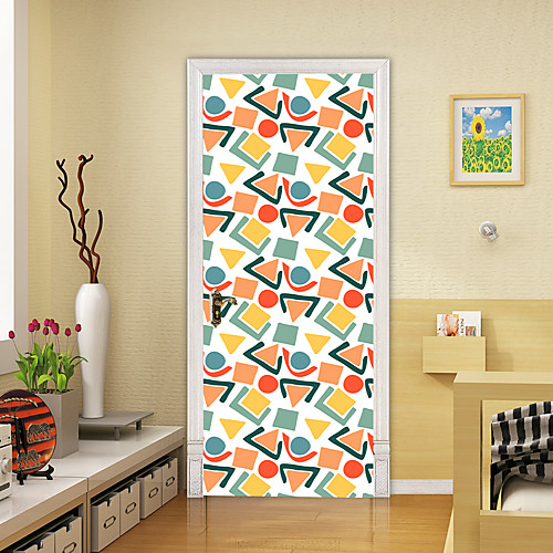 2pcs Self-adhesive 3D Art Door Stickers For Living Room Diy Decoration Home Waterproof Wall Stickers
2pcs Self-adhesive 3D Art Door Stickers For Living Room Diy Decoration Home Waterproof Wall Stickers