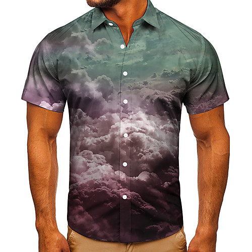 Men's Shirt 3D Print Graphic Prints Clouds Button-Down Short Sleeve Street Tops Casual Fashion Classic Breathable Gray
Men's Shirt 3D Print Graphic Prints Clouds Button-Down Short Sleeve Street Tops Casual Fashion Classic Breathable Gray