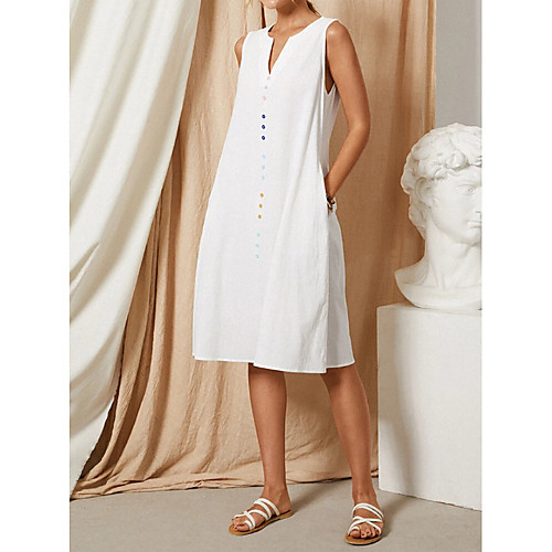 2021 summer wish european and american cross-border source ladies solid color multicolor button v-neck sleeveless casual dress
2021 summer wish european and american cross-border source ladies solid color multicolor button v-neck sleeveless casual dress