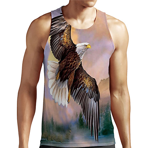 Men's Unisex Tank Top Undershirt Shirt 3D Print Graphic Prints Eagle Animal Plus Size Print Sleeveless Casual Tops Basic Designer Big and Tall Round Neck Blushing Pink / Summer
Men's Unisex Tank Top Undershirt Shirt 3D Print Graphic Prints Eagle Animal Plus Size Print Sleeveless Casual Tops Basic Designer Big and Tall Round Neck Blushing Pink / Summer