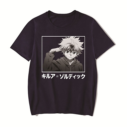 Men's Unisex Tee T shirt Shirt Hot Stamping Anime Graphic Prints Plus Size HUNTERXHUNTER Print Short Sleeve Casual Tops Cotton Basic Designer Big and Tall Round Neck White Red Blushing Pink / Summer
Men's Unisex Tee T shirt Shirt Hot Stamping Anime Graphic Prints Plus Size HUNTERXHUNTER Print Short Sleeve Casual Tops Cotton Basic Designer Big and Tall Round Neck White Red Blushing Pink / Summer