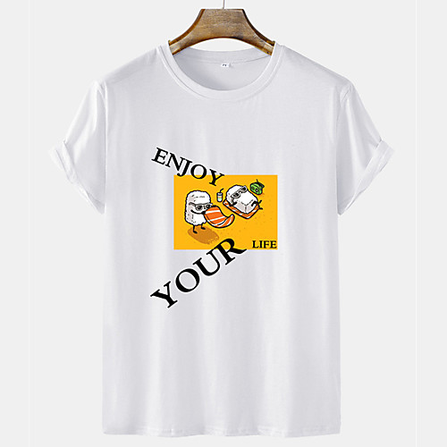 Men's Unisex Tee T shirt Hot Stamping Food Graphic Prints Letter Short Sleeve Casual Tops 100% Cotton Basic Fashion Designer Comfortable White Blushing Pink Gray
Men's Unisex Tee T shirt Hot Stamping Food Graphic Prints Letter Short Sleeve Casual Tops 100% Cotton Basic Fashion Designer Comfortable White Blushing Pink Gray