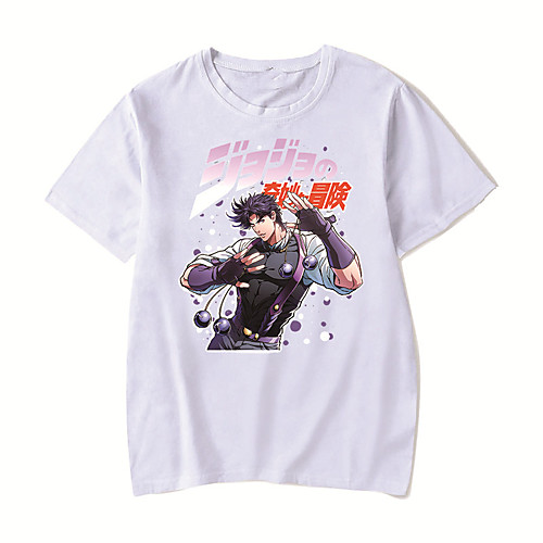 Men's Unisex Tee T shirt Hot Stamping Anime Graphic Prints Plus Size JoJo's Bizarre Adventure Print Short Sleeve Casual Tops Cotton Basic Designer Big and Tall White Black Red
Men's Unisex Tee T shirt Hot Stamping Anime Graphic Prints Plus Size JoJo's Bizarre Adventure Print Short Sleeve Casual Tops Cotton Basic Designer Big and Tall White Black Red