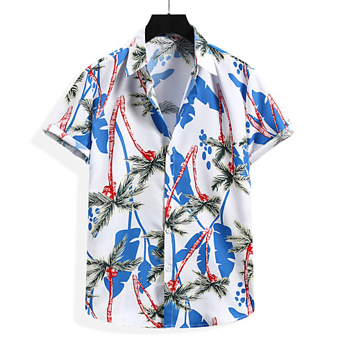 Men's Shirt Other Prints Palm Leaf Short Sleeve Daily Tops Basic Classic White Black
Men's Shirt Other Prints Palm Leaf Short Sleeve Daily Tops Basic Classic White Black