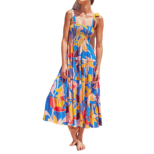 Women's Strap Dress Maxi long Dress Yellow Blushing Pink Red Navy Blue Sleeveless Floral Plaid Print Spring Summer Boat Neck Casual Holiday 2021 S M L XL
Women's Strap Dress Maxi long Dress Yellow Blushing Pink Red Navy Blue Sleeveless Floral Plaid Print Spring Summer Boat Neck Casual Holiday 2021 S M L XL