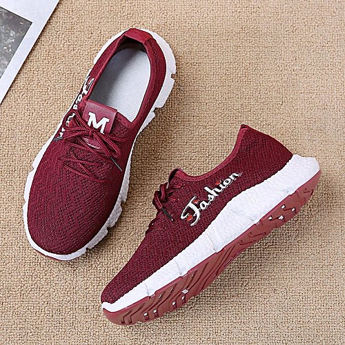 Women's Sneakers Flat Heel Round Toe PU Lace-up Solid Colored Black Purple Red
Women's Sneakers Flat Heel Round Toe PU Lace-up Solid Colored Black Purple Red