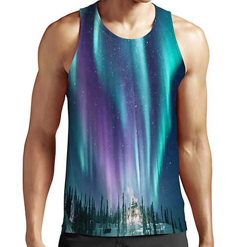 Men's Unisex Tank Top Undershirt 3D Print Scenery Graphic Prints Plus Size Print Sleeveless Casual Tops Basic Fashion Designer Breathable Blue
Men's Unisex Tank Top Undershirt 3D Print Scenery Graphic Prints Plus Size Print Sleeveless Casual Tops Basic Fashion Designer Breathable Blue