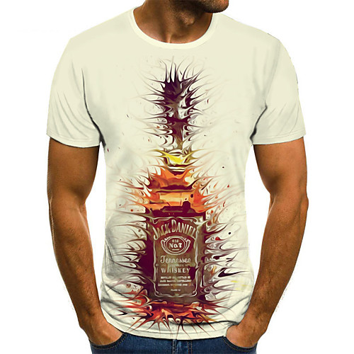 Men's Unisex Tee T shirt 3D Print Graphic Prints Wine bottle Plus Size Print Short Sleeve Casual Tops Basic Fashion Designer Big and Tall Yellow
Men's Unisex Tee T shirt 3D Print Graphic Prints Wine bottle Plus Size Print Short Sleeve Casual Tops Basic Fashion Designer Big and Tall Yellow