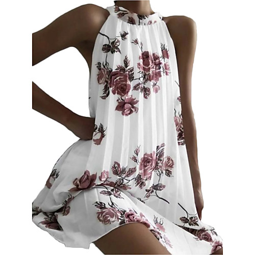 Women's Swing Dress Knee Length Dress White Sleeveless Solid Color Summer Casual / Daily 2021 S M L XL
Women's Swing Dress Knee Length Dress White Sleeveless Solid Color Summer Casual / Daily 2021 S M L XL