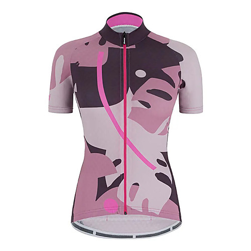 21Grams Women's Short Sleeve Cycling Jersey Summer Spandex Polyester Pink Leaf Bike Jersey Top Mountain Bike MTB Road Bike Cycling Quick Dry Moisture Wicking Breathable Sports Clothing Apparel
21Grams Women's Short Sleeve Cycling Jersey Summer Spandex Polyester Pink Leaf Bike Jersey Top Mountain Bike MTB Road Bike Cycling Quick Dry Moisture Wicking Breathable Sports Clothing Apparel