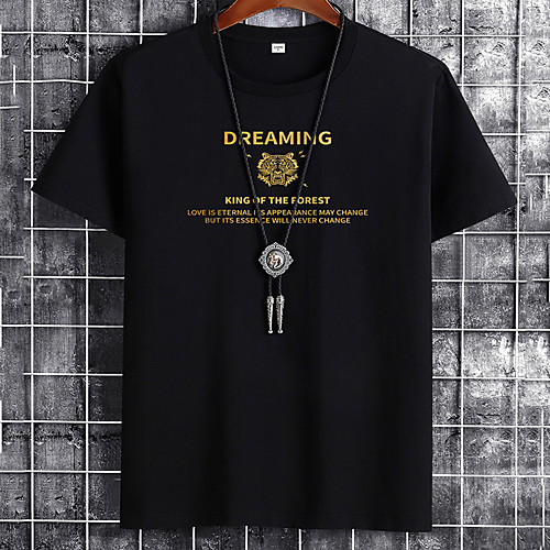 Men's Unisex Tee T shirt Hot Stamping Graphic Prints Tiger Letter Plus Size Print Short Sleeve Casual Tops Cotton Basic Fashion Designer Big and Tall White Black Khaki
Men's Unisex Tee T shirt Hot Stamping Graphic Prints Tiger Letter Plus Size Print Short Sleeve Casual Tops Cotton Basic Fashion Designer Big and Tall White Black Khaki