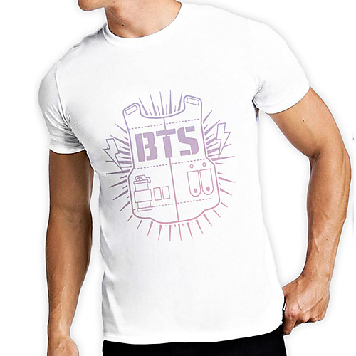 Men's Unisex Tee T shirt Hot Stamping Graphic Prints Letter Plus Size Print Short Sleeve Casual Tops Cotton Basic Designer Big and Tall White
Men's Unisex Tee T shirt Hot Stamping Graphic Prints Letter Plus Size Print Short Sleeve Casual Tops Cotton Basic Designer Big and Tall White