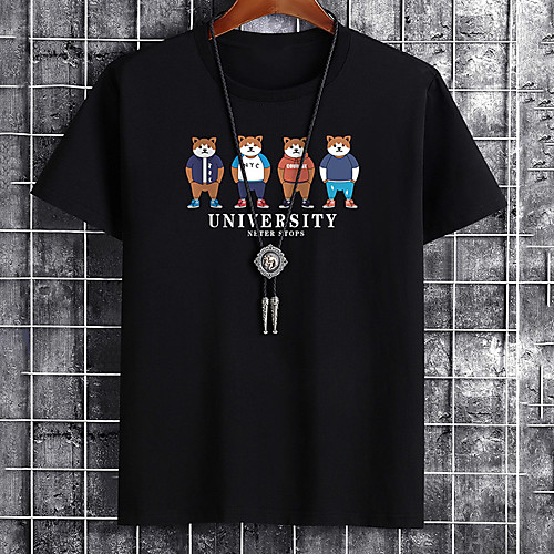 Men's Unisex Tee T shirt Hot Stamping Cartoon Graphic Prints Letter Plus Size Print Short Sleeve Casual Tops Cotton Basic Fashion Designer Big and Tall White Black Khaki
Men's Unisex Tee T shirt Hot Stamping Cartoon Graphic Prints Letter Plus Size Print Short Sleeve Casual Tops Cotton Basic Fashion Designer Big and Tall White Black Khaki