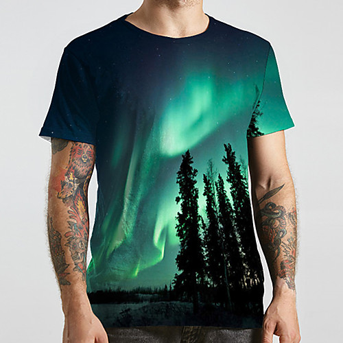 Men's Unisex Tee T shirt 3D Print Scenery Graphic Prints Plus Size Print Short Sleeve Casual Tops Fashion Designer Big and Tall Green
Men's Unisex Tee T shirt 3D Print Scenery Graphic Prints Plus Size Print Short Sleeve Casual Tops Fashion Designer Big and Tall Green