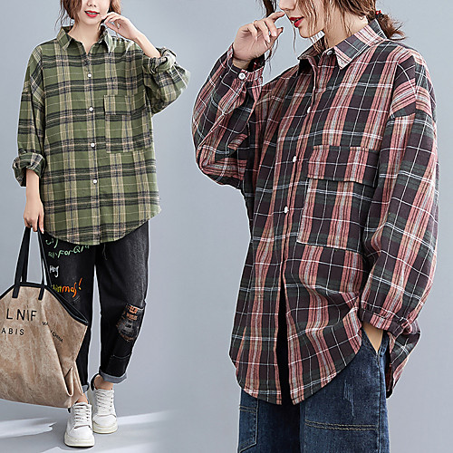 Women's Coat Causal Spring & Summer Regular Coat Shirt Collar Regular Fit Casual Jacket Square Others Yellow Blushing Pink / Cotton
Women's Coat Causal Spring & Summer Regular Coat Shirt Collar Regular Fit Casual Jacket Square Others Yellow Blushing Pink / Cotton