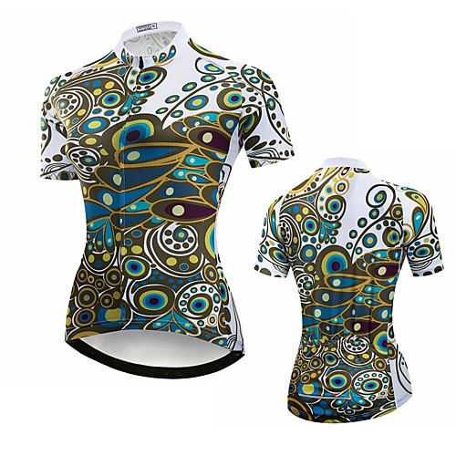 21Grams Women's Short Sleeve Cycling Jersey Summer Spandex Polyester Green Bike Jersey Top Mountain Bike MTB Road Bike Cycling Quick Dry Moisture Wicking Breathable Sports Clothing Apparel / Stretchy
21Grams Women's Short Sleeve Cycling Jersey Summer Spandex Polyester Green Bike Jersey Top Mountain Bike MTB Road Bike Cycling Quick Dry Moisture Wicking Breathable Sports Clothing Apparel / Stretchy