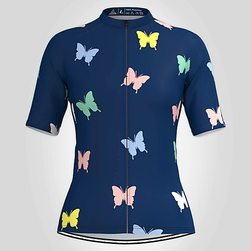 21Grams Women's Short Sleeve Cycling Jersey Summer Spandex Polyester Blue Butterfly Bike Jersey Top Mountain Bike MTB Road Bike Cycling Quick Dry Moisture Wicking Breathable Sports Clothing Apparel
21Grams Women's Short Sleeve Cycling Jersey Summer Spandex Polyester Blue Butterfly Bike Jersey Top Mountain Bike MTB Road Bike Cycling Quick Dry Moisture Wicking Breathable Sports Clothing Apparel