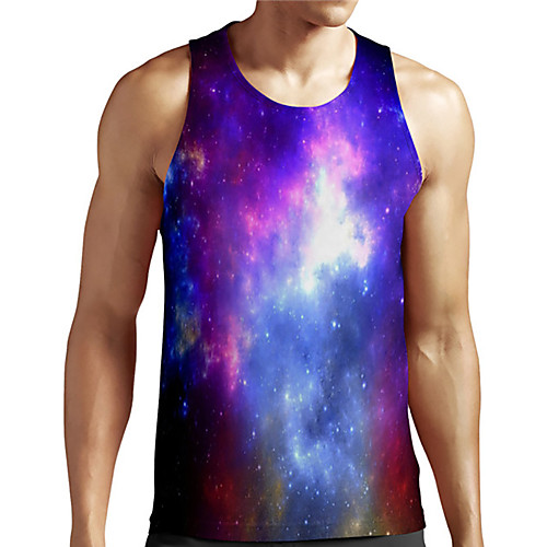 Men's Unisex Tank Top Undershirt 3D Print Galaxy Graphic Prints Plus Size Print Sleeveless Casual Tops Basic Designer Big and Tall Purple
Men's Unisex Tank Top Undershirt 3D Print Galaxy Graphic Prints Plus Size Print Sleeveless Casual Tops Basic Designer Big and Tall Purple