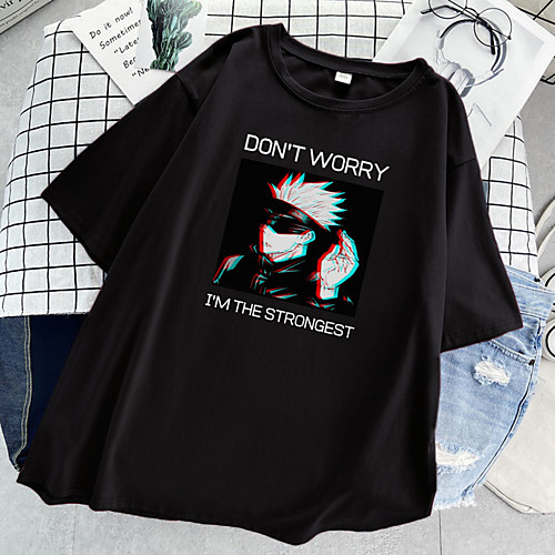 Inspired by Jujutsu Kaisen Cosplay Cosplay Costume T-shirt 100% Polyester Print T-shirt For Women's / Men's
Inspired by Jujutsu Kaisen Cosplay Cosplay Costume T-shirt 100% Polyester Print T-shirt For Women's / Men's