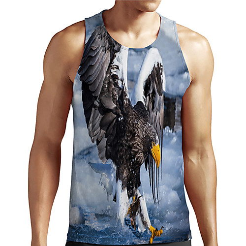 Men's Unisex Tank Top Undershirt 3D Print Graphic Prints Eagle Animal Plus Size Print Sleeveless Casual Tops Basic Designer Big and Tall Blue
Men's Unisex Tank Top Undershirt 3D Print Graphic Prints Eagle Animal Plus Size Print Sleeveless Casual Tops Basic Designer Big and Tall Blue
