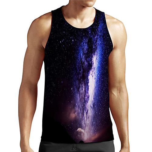 Men's Unisex Tank Top Undershirt 3D Print Galaxy Graphic Prints Plus Size Print Sleeveless Casual Tops Basic Designer Big and Tall Blue
Men's Unisex Tank Top Undershirt 3D Print Galaxy Graphic Prints Plus Size Print Sleeveless Casual Tops Basic Designer Big and Tall Blue