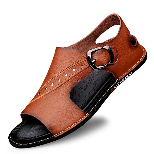 Men's Sandals Leather Shoes Flat Sandals Gladiator Sandals Roman Sandals Casual Beach Roman Shoes Daily Outdoor Walking Shoes Nappa Leather Cowhide Breathable Non-slipping Shock Absorbing Booties
Men's Sandals Leather Shoes Flat Sandals Gladiator Sandals Roman Sandals Casual Beach Roman Shoes Daily Outdoor Walking Shoes Nappa Leather Cowhide Breathable Non-slipping Shock Absorbing Booties