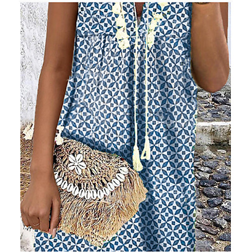 Women's A Line Dress Knee Length Dress Light Blue Green Sleeveless Pattern Spring Summer Boho 2021 S M L XL XXL
Women's A Line Dress Knee Length Dress Light Blue Green Sleeveless Pattern Spring Summer Boho 2021 S M L XL XXL