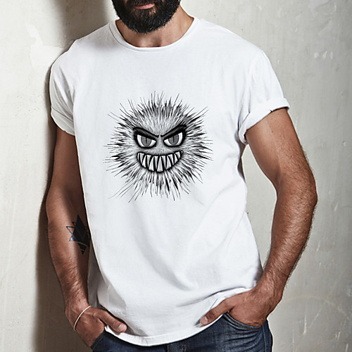 Men's Unisex Tee T shirt Hot Stamping Cartoon Graphic Prints Plus Size Print Short Sleeve Casual Tops Cotton Basic Fashion Designer Big and Tall White
Men's Unisex Tee T shirt Hot Stamping Cartoon Graphic Prints Plus Size Print Short Sleeve Casual Tops Cotton Basic Fashion Designer Big and Tall White