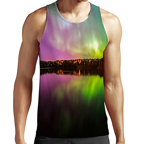 Men's Unisex Tank Top Undershirt 3D Print Scenery Graphic Prints Plus Size Print Sleeveless Casual Tops Basic Fashion Designer Breathable Fuchsia
Men's Unisex Tank Top Undershirt 3D Print Scenery Graphic Prints Plus Size Print Sleeveless Casual Tops Basic Fashion Designer Breathable Fuchsia