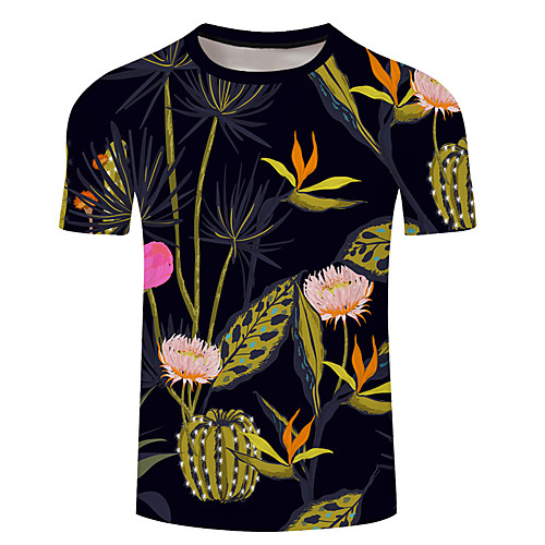 Men's Unisex Tee T shirt 3D Print Floral Graphic Prints Plus Size 3D Print Short Sleeve Casual Tops Basic Designer Big and Tall Blue Yellow
Men's Unisex Tee T shirt 3D Print Floral Graphic Prints Plus Size 3D Print Short Sleeve Casual Tops Basic Designer Big and Tall Blue Yellow