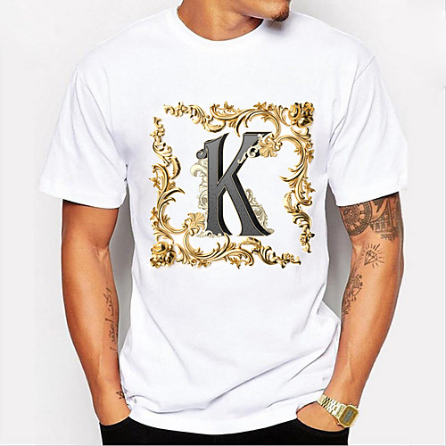 Men's T shirt Shirt Other Prints Letter Print Short Sleeve Daily Tops Simple White
Men's T shirt Shirt Other Prints Letter Print Short Sleeve Daily Tops Simple White