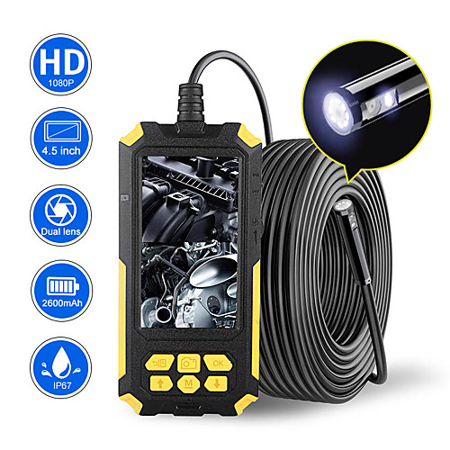 Dual Lens Endoscoop Camera 1080P Hd 4.5 Ips Scherm 9 Led Verlichting IP68 Waterdichte Snake Camera riool Sanitair Gereedschap Hard 5M
Dual Lens Endoscoop Camera 1080P Hd 4.5 Ips Scherm 9 Led Verlichting IP68 Waterdichte Snake Camera riool Sanitair Gereedschap Hard 5M