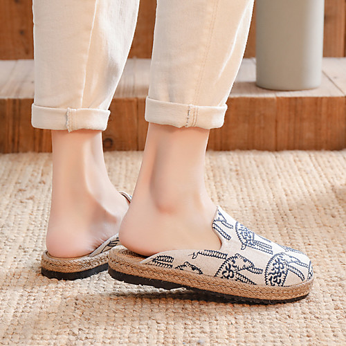 Women's Flats Flat Heel Round Toe Booties Ankle Boots Cotton Flower Floral Color Block White Blue / Booties / Ankle Boots
Women's Flats Flat Heel Round Toe Booties Ankle Boots Cotton Flower Floral Color Block White Blue / Booties / Ankle Boots